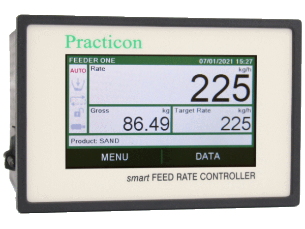 Feed rate controllers and indicators