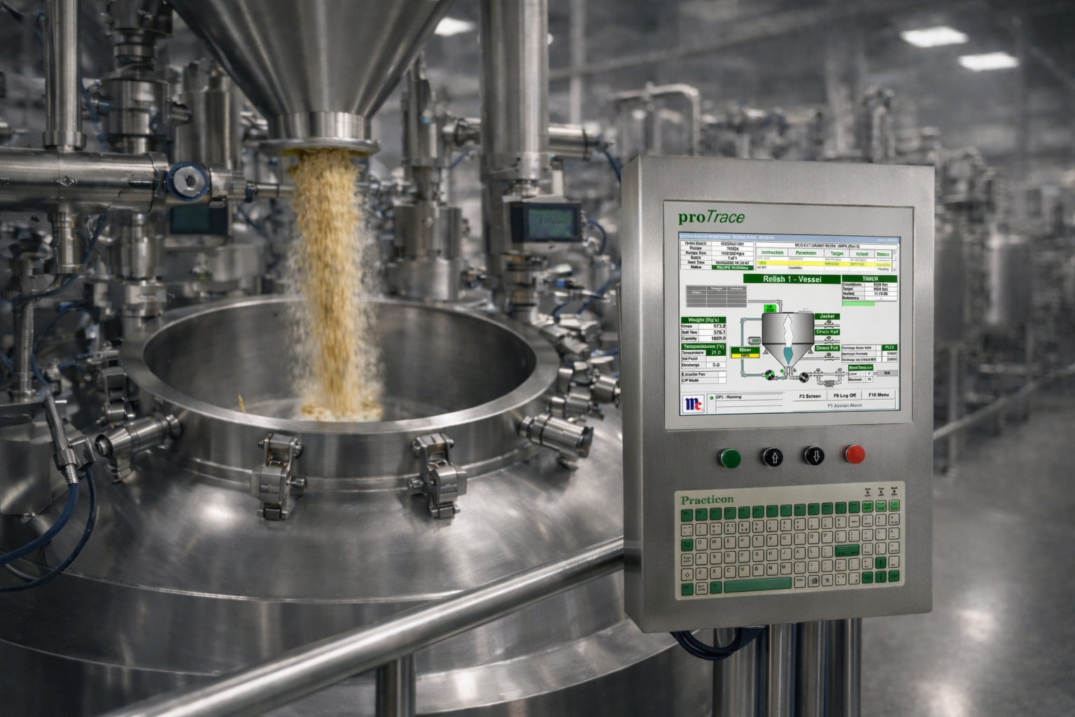 Mixing plant recipe formulation and batch traceability