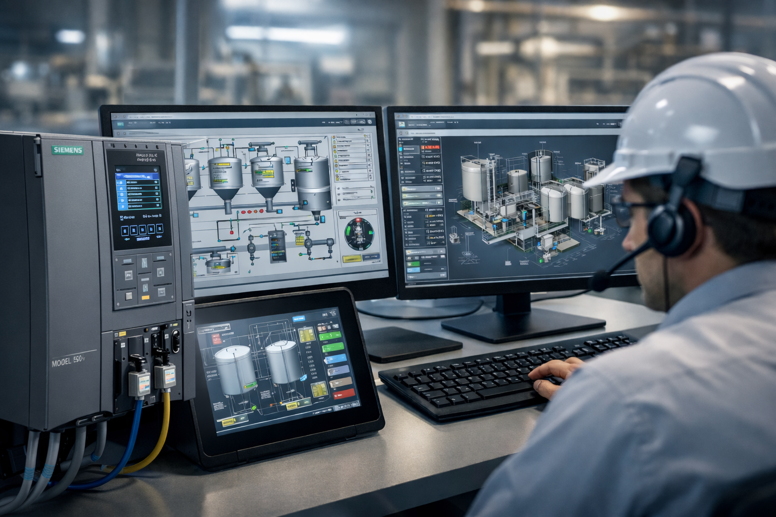 SCADA and PLC automation systems